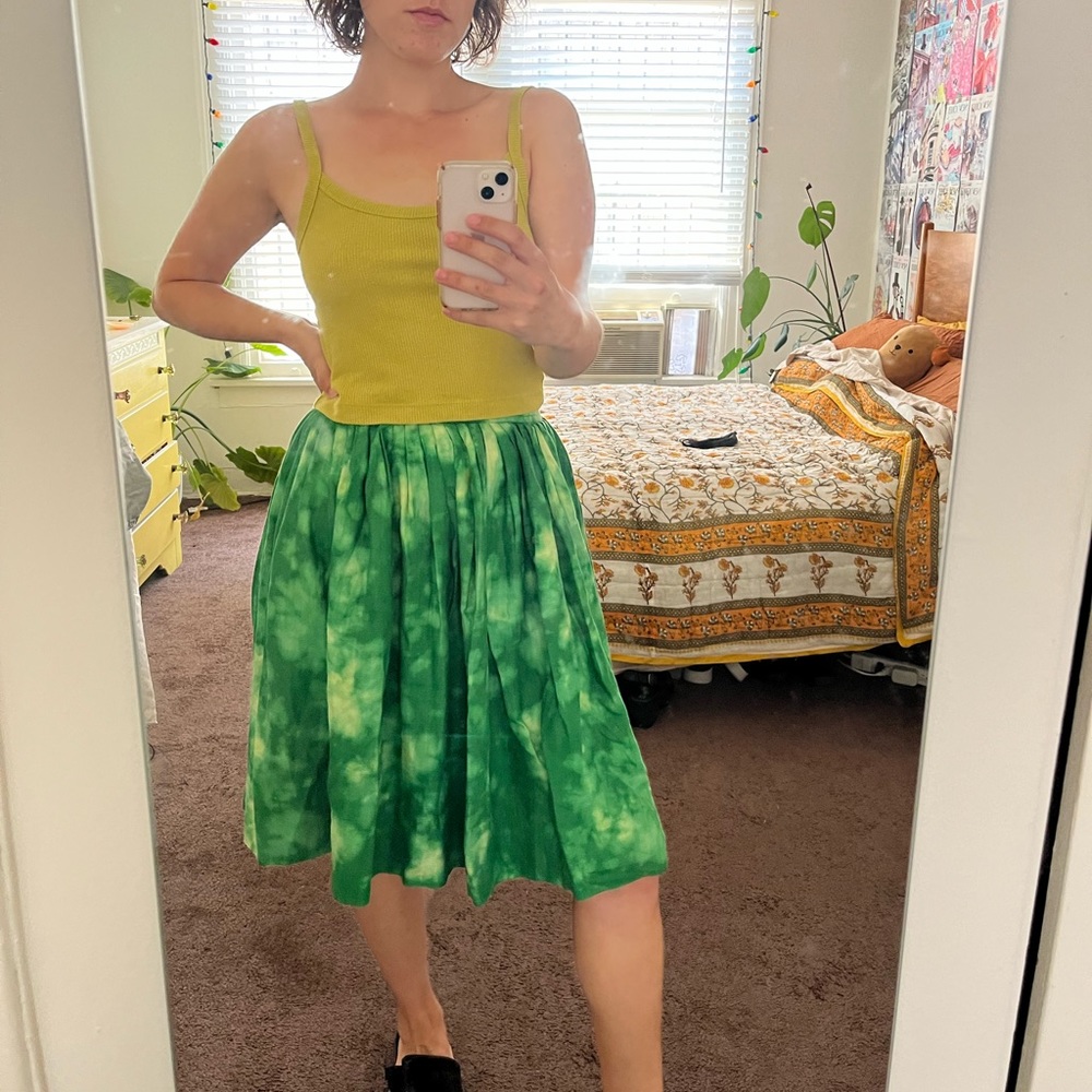 Upcycled vintage skirt, size 6 - Picture 1 of 4
